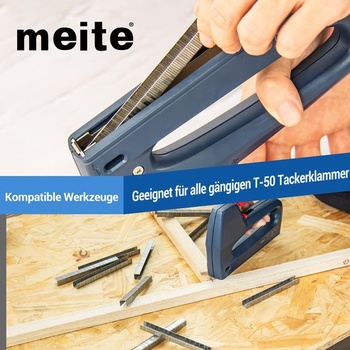 Sponky Meite z nerezové oceli T50/10 mm, sponky typ 140/10 mm pro sponkovačky, tloušťka 20, šířka