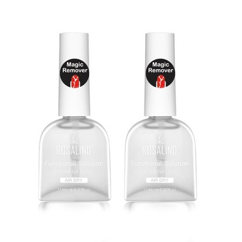 ROSALIND Odlakovač na nechty s UV lakom, 2 kusy, 11ml Magický odlakovač, 1* Odlakovač na nechty