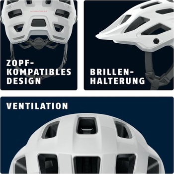 Přilba ABUS MTB Moventor 2.0 - Pohodlná terénní cyklistická přilba - All-Mountain přilba - Pro muže