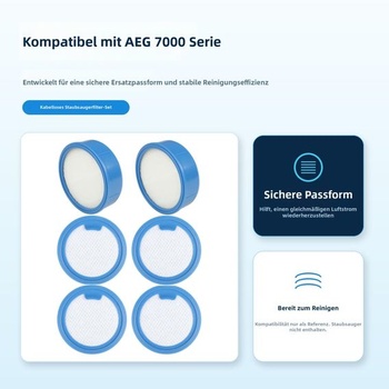 6dielna sada filtrov ASKW5 pre akumulátorové vysávače AEG radu 7000