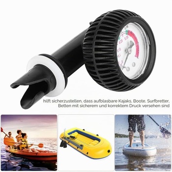 Tlakomer vzduchu Akozon, kajak, loď, surf, nafukovací čln, kanoe pre tlakový testovací stôl,