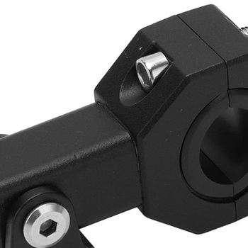 Držiak svetlometov pre motocykle, otočný o 360 stupňov, nastaviteľný 17-33 mm, držiak svetlometov pre
