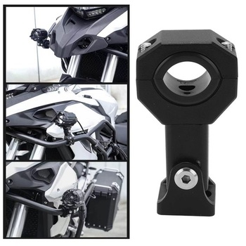 Držiak svetlometov pre motocykle, otočný o 360 stupňov, nastaviteľný 17-33 mm, držiak svetlometov pre