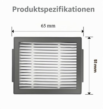 6 náhradných filtrov kompatibilných s robotmi Roomba radu e, i a j: E5, E6, i3, i3+, i4, i4+, i5,