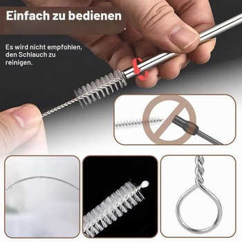 Hadica na mlieko Ruvan, sada 4 ks, pre Siemens EQ6 Plus S700, EQ7, nerezová hadica na mlieko,