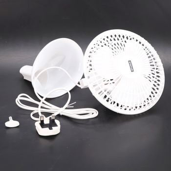 Přenosný 6palcový stolní ventilátor Status, bílý od Statusu