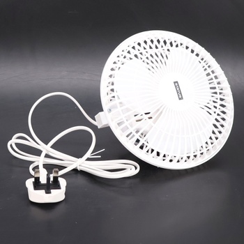 Přenosný 6palcový stolní ventilátor Status, bílý od Statusu