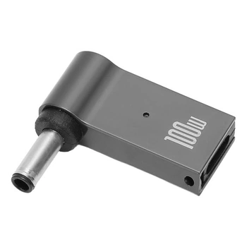 Adaptér PUSOKEI USB-C na DC, 90-stupňový USB-C samica na DC…