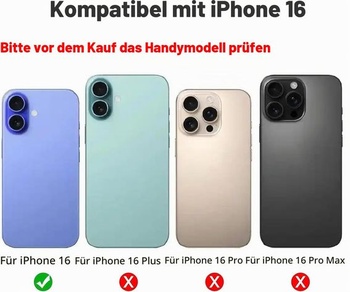 Sada 2 náhradních skel fotoaparátu pro iPhone 16, sada na opravu iPhonu 16