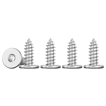Drenky Nerezové skrutky do dreva M3 x 10 mm, 50 kusov,…
