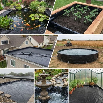 Jazierková fólia 3x3 m, HDPE jazierková fólia s hrúbkou 0,2 mm 3x3m - 0,2 mm