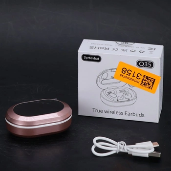Sportovní Bluetooth sluchátka, 128hodinová bezdrátová sluchátka do uší, Bluetooth 5.3, ENC mikrofon