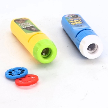Pup Go 2 Pack Divoké zvieratá a morský svet baterka s projektorom, 6 diskov a 48 obrázkov, ideálny
