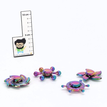 Dúhový fidget spinner, stolná hračka s otočným spinnerom pre prsty a ruky pre deti i dospelých, darček