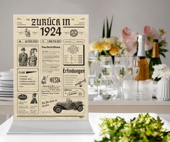 Retro plakát / narozeninové přání FestySpark