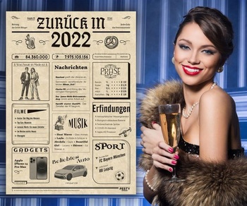 Dárek ke 4. narozeninám pro muže - Vtipné přání ke 4. narozeninám pro ženy 2022 [A4 bez rámečku]