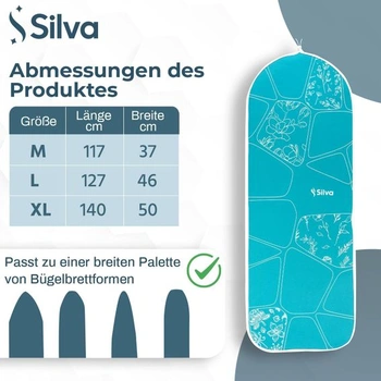 Poťah na žehliacu dosku Silva 11235