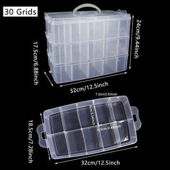 Veľký triediaci box Senenqu, 30 priehradok