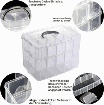 Veľký triediaci box Senenqu, 30 priehradok