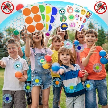 Samolepky proti komárům, 96 ks náplastí proti komárům, náplasti proti komárům, nálepky proti