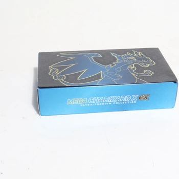 Pokémon: Ultra Premium Mega Charizard X-ex kolekcia z Pokémon TCG (dve holografické promo karty, 18