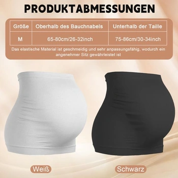 LATRAT 2dílný břišní pás, těhotenský pás na podporu břicha, nastavitelný těhotenský pás pro