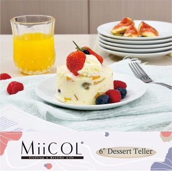 Dezertné taniere Miicol 15 cm, 6 ks