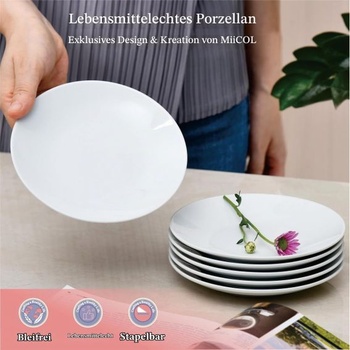 Dezertní talíře Miicol 15 cm, 6 ks