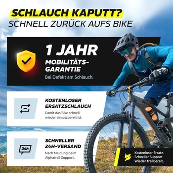 Duša na bicykel 27,5 palca Freeride 2,50–3,00, francúzsky ventil, 2 kusy – Široká duša Alphatrail MTB