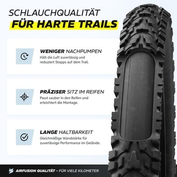 Duša na bicykel 27,5 palca Freeride 2,50–3,00, francúzsky ventil, 2 kusy – Široká duša Alphatrail MTB