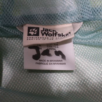 Detská bunda Jack Wolfskin vel.116