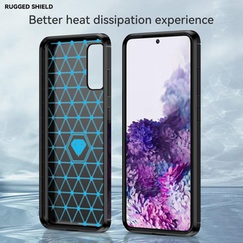 Ochranný kryt pre Galaxy S20 Plus 5G, pre Samsung S20+ SM-G985. Ultratenký kryt s imitáciou