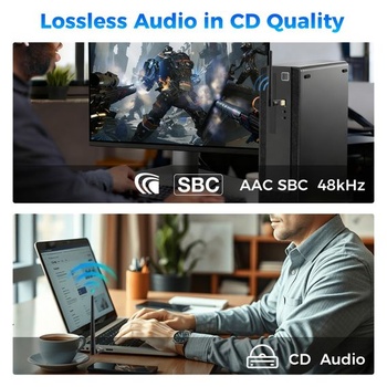 Bluetooth 5.3 adaptér s dlouhým dosahem přenosu pro Windows 11/10/8.1 PC