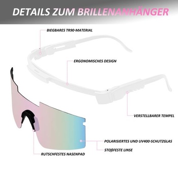DADAPANGHU Fast Glasses Rave Polarizované slnečné okuliare Pánske cyklistické okuliare Dámske