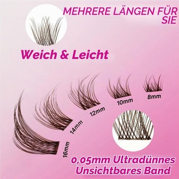 Umělé řasy VEYESBEAUTY 14PB-028DM-1