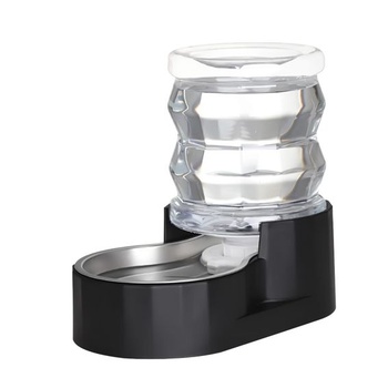 Dávkovač vody Sfozstra Gravity pre psov – 4 l, čierna, nerezová oceľ