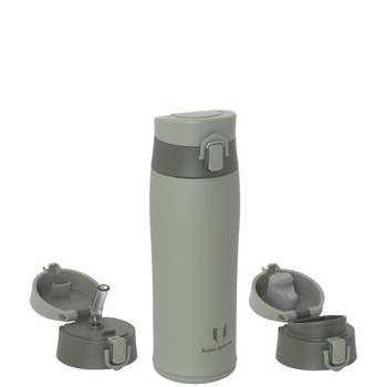 Fľaša na pitie Super Sparrow z nerezovej ocele 18/8 - 500 ml - bez BPA, nepriepustný termohrnček, fľaša