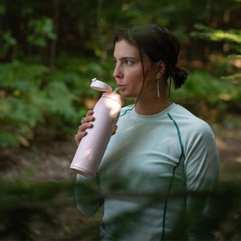 Fľaša na pitie Super Sparrow z nerezovej ocele 18/8 - 500 ml - bez BPA, nepriepustný termohrnček, fľaša