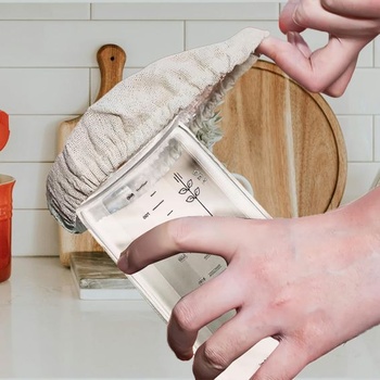 Sada na prípravu kvásku, 730ml poháre na prípravu kvásku, príslušenstvo ku kvásku, fermentačné