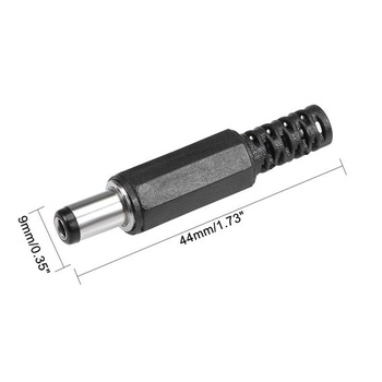 Mapa zdrojov 2 kusy adaptéra DC zástrčky, konektor napájacieho kábla 5,5x2,5 mm