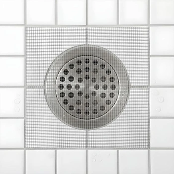 Jednorazový lapač chĺpkov do sprchy 100 mm x 10 m, samolepiace sitko do sprchového odtoku,