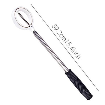 Teleskopický sběrač míčků Aramox Ball Retriever s automatickým uzamykáním, nerezový sběrač