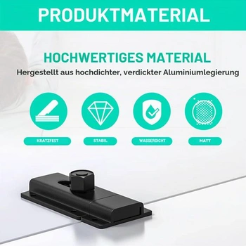 Zámok posuvných dverí, posuvná závora, západka záhradnej bránky, zamykací mechanizmus, nie je nutné