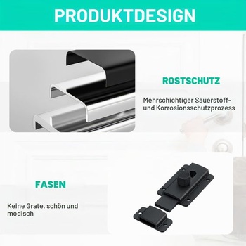 Zámok posuvných dverí, posuvná závora, západka záhradnej bránky, zamykací mechanizmus, nie je nutné