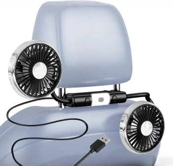 Ventilátor NIFBANG do auta, čierny