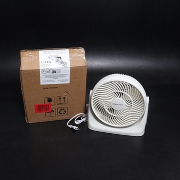 Přenosný stolní ventilátor Amazon Basics, 7 palců, tichý provoz, 3 rychlosti, 90° variabilní sklon,