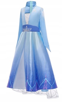 Detský kostým ELSA s vrkôčikom 98-104 S