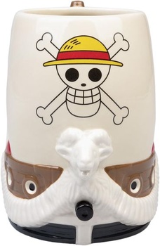 Grupo Erik Krug One Piece Going Merry Ship Pivný hrnček 750 ml Ručne maľovaný - Oficiálne anime