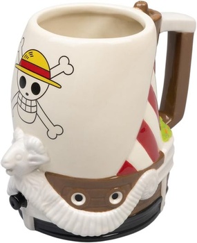 Grupo Erik Krug One Piece Going Merry Ship Pivní hrnek 750 ml Ručně malovaný - Oficiální anime
