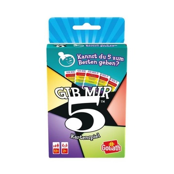 Goliath Give Me 5! Kartová hra pre vek 12 a viac hráčov, doskové hry pre 2 a viac hráčov Cestovné